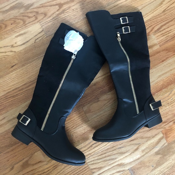 JustFab Shoes - Black Tall Boots
